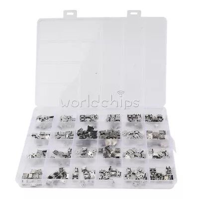 240PCS 24 Kinds Of Micro USB Female Plug Boxed Android Charging Tail Plug New • $12.86