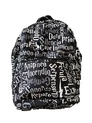 $19.50 • Buy Harry Potter Spells Sublimated Black Backpack