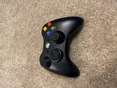 $7.30 • Buy Official Microsoft Xbox 360 BLACK Wireless Controller Genuine Original OEM 2