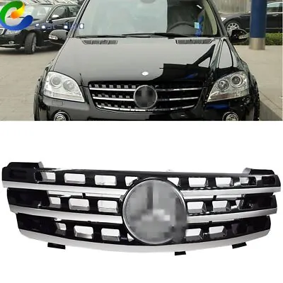Grille For Benz ML Class W164 2005-2008  Front Hood Black Chrome • $51.78