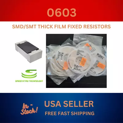 100pcs 0603 RESISTOR SMD 2.2K OHM 5% 1/10W YAGEO RC0603JR-072K2L U.S. SELLER • $5.59