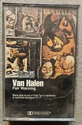 Van Halen Fair Warning Audio Cassette Tape Vintage 1981 Estate Item As Is Cond  • $0.99
