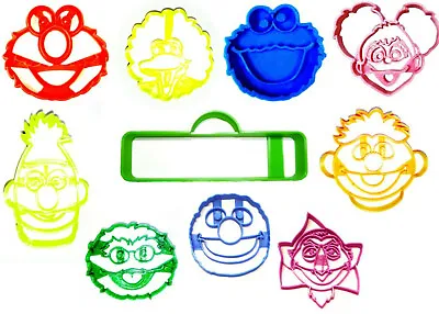 Sesame Street Character Face Muppet Elmo Cookie Monster Cookie Cutter Pr1176 • $27.99