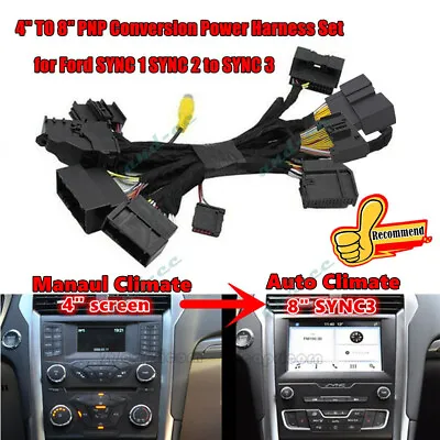 4  To 8  PNP Conversion Power Harness For Edge 2015-18 Fusion 13-17 SYNC 1 To 3 • $85.99