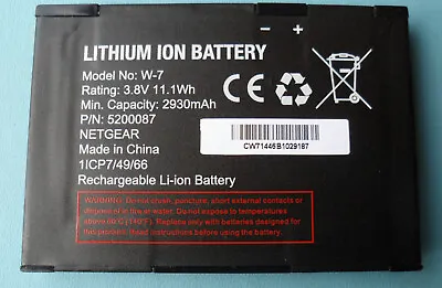 Battery For Telstra Netgear Advanced 2 3 AC790S AC810S 5200087 W-7 • $21.48