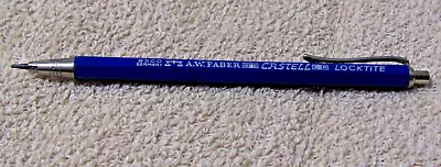 Vintage A.w. Faber Castell Locktite 9500 Germany Blue Clutch Mech. Pencil !! • $15