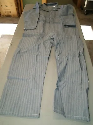  COVERALLS SIZE 48 XL Fisher Stripe/Herringbone  • $24.99