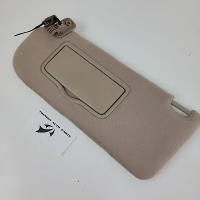 2003-2008 Mazda Mazda6 Sun Visor LH Driver Side Tan Cloth Illuminated OEM • $33.29