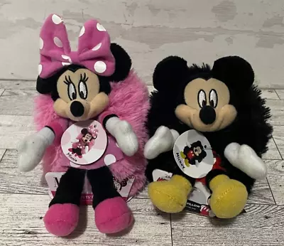 Hideaway Pets Minnie Mouse & Mickey Mouse Pillow Plush Mini 5  W/ Tags • $17.95