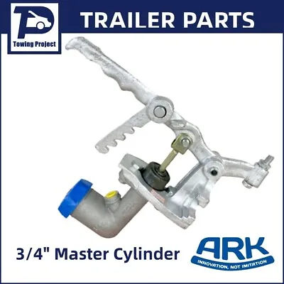 $48 • Buy Ark Trailer Hydraulic Master Cylinder 3/4  Coupling Hitch Pump Brake Bracket