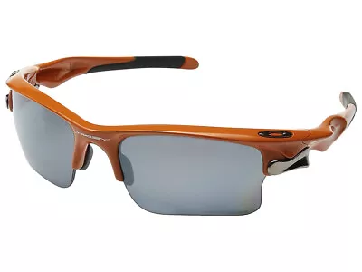 Oakley Fast Jacket XL Polarized Sunglasses OO9156-3371 Team Burnt Orange/Black • $219.99