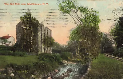 The Old Mill Near Middletown New York NY 1911 Antique Postcard 151 • $4.99