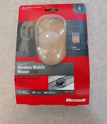 Microsoft Wireless Mobile Mouse 3500 EMPTY BOX Mouse & Transceiver Not Included • $7.98
