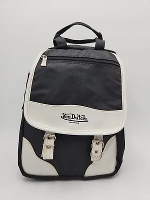 Von Dutch Originals Black And White Tote Bag Backpack KUSTOM MADE • $149.99