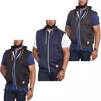 Duke D555 Mens Blake Kingsize Sleeveless Gilet Hoodie Hoody Zipped Sweater Vest • $34.50