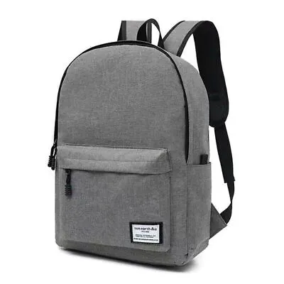 Men Women Backpack Bookbag School Travel Laptop Rucksack Zipper Bag 15.6'' • $15.28