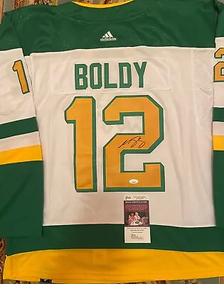 Matt Boldy Signed Autograph Auto Minnesota Wild Jersey JSA COA • $269.99