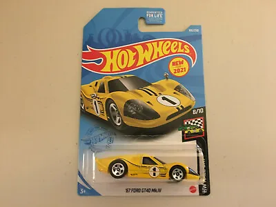67 Ford GT40 Mk.IV #106 8/10 Race Day 2021 Hot Wheels Case L  A82/103 • $2.95