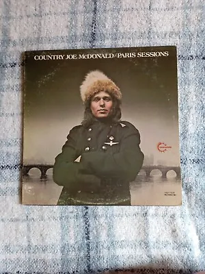 Country Joe McDonald-Paris Sessions-vinyl LP-1973 Vanguard-VG/VG+ • £7
