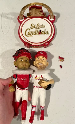 $145 • Buy Adam Wainwright Yadier Molina Battery Start Record Bobblehead #325 FOCO **READ**