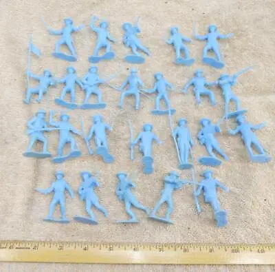 Vintage Lot Of 24 Marx Zorro Alamo Playset Plastic Figures Sombrero Mexican ! • $146.95