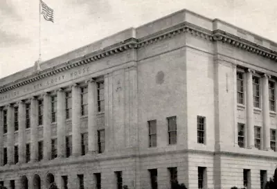 Muskogee County Court House Muskogee OK Oklahoma US Flag Graycroft Postcard P22 • $5.59