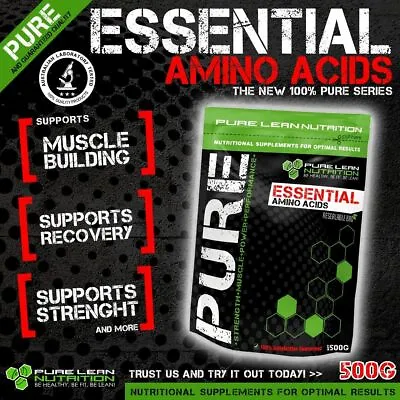 Essential Amino Acids Eaa 500g * Muscle Recovery * Bcaa * Protein * Bodybuilding • $55.95