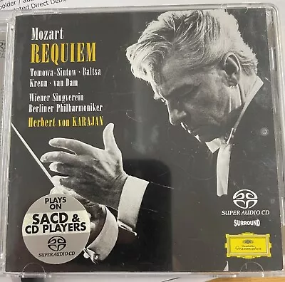 Mozart Requiem SACD Herbert Von Karajan.  Used • £11.99