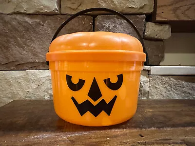 Vintage McDonalds 1986 McGoblin Happy Meal Halloween Bucket W/Lid • $19.99