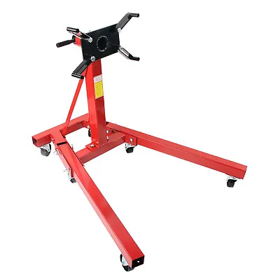 2000LBS Rotating Engine Stand Steel Motor Hoist Dolly W/Adjustable Mounting Head • $138.99