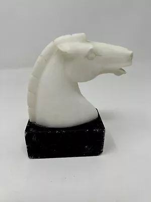 Vintage Italian Made Marble Horse Head Bookend • $34