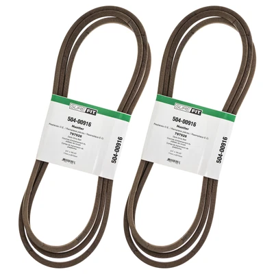 $28.95 • Buy SureFit Deck Drive Beltfor Hustler 461950 54  Cut Deck XR7 Super Z Mowers 2PK