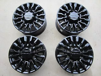 $999.99 • Buy Silverado Sierra 2500 3500 Denali Z71 Midnight Edition OEM 18  Wheels Caps *Nice