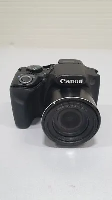 Canon PowerShot SX530 HS 16.0MP Digital Camera Black Broken For Parts • £91.65