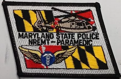 RARE NREMT Paramedic Maryland State Police MD Helicopter EMT Patch • $17.99