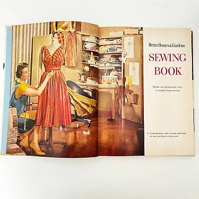 Vintage 1961 Better Homes & Gardens SEWING BOOK How To For Home & Family BHG • $12