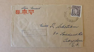 Australia YMCA Air Mail Letter Papua New Guine Port Moresby To S. Australia#8531 • $23.07