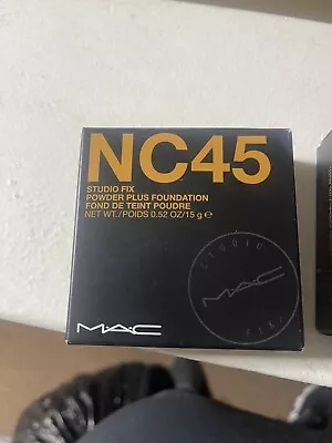 Studio Fix Powder Plus Foundation - NC45 By MAC For Women - 0.52 Oz Foundation • $14.01