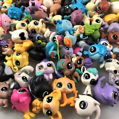 24pcs Littlest Pet Shop Lot Animals Hasbro LPS Figure Toy Dog Cat Gift Random UK • £20.28