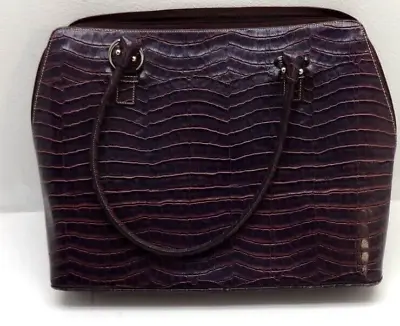 FRANKLIN COVEY WOMENS PURPLE LARGE LAPTOP BAG 16 X 12 X 5 • $25