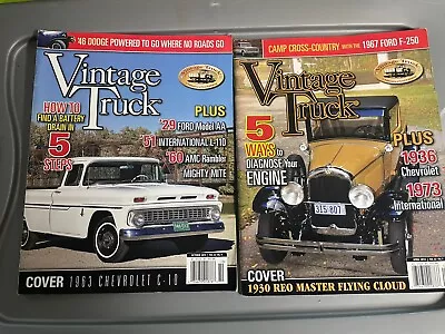 VINTAGE TRUCK Magazines - 2014 - 2 Issues • $8.99