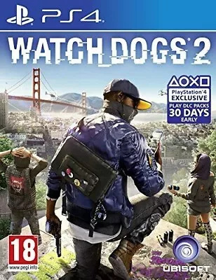 Watch Dogs 2 For Sony PS4/PS5 / PlayStation 4/PlayStation 5 • $10