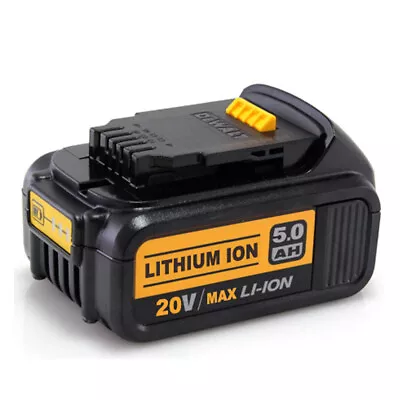 FOR DeWalt 18 VOLT BATTERY DCB184 18V 5 AH XR Li-Ion Powertool Battery • £20.90