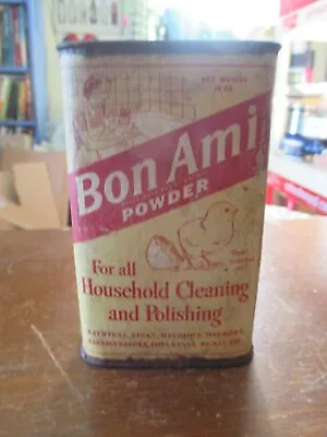 Vintage Cardboard Box Advertising BON AMI POWDER FOR ALL HOUSEHOLD CLEANING Full • $4.85