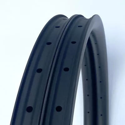 SALE 29  35mm Width Carbon Fiber MTB Clincher Rim Tubeless Compatible 1PAIR • $229