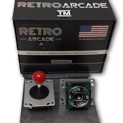 $14.95 • Buy RetroArcade.us Classic Balltop Arcade Joystick Red Ball Design 4 Or 8-way JS19