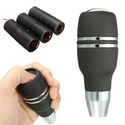 Aluminum Automatic Car Gear Stick Shift Knob Shifter Lever Head With 3 Adapters  • $17.76