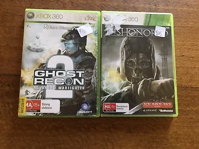 XBOX 360 Video Games Bulk Lot Of 2 Pal Missing One Booklet Free Post. • $22