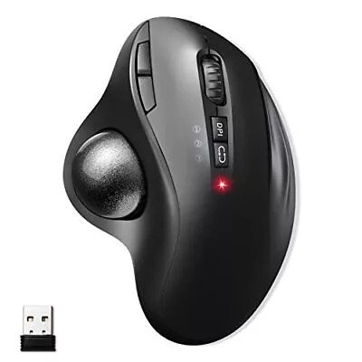 Trackball Wireless Mouse Instant Connection Wireless 2.4GHz/Bluetooth Compatible • $41.91
