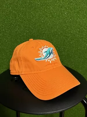 Miami Dolphins New Era NFL Team Orange 9Twenty Adjustable Hat • $15